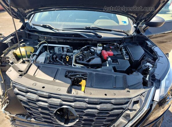 5N1AT3AB5MC836982 2021 NISSAN ROGUE Black Вид підкапотного простору