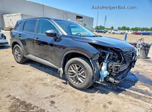 5N1AT3AB5MC836982 2021 NISSAN ROGUE Black Передня права чверть