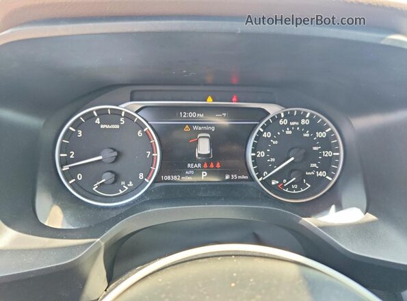 5N1AT3AB5MC836982 2021 NISSAN ROGUE Black Вид щитка приладів