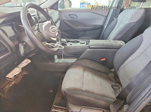 5N1AT3AB6MC701851 2021 NISSAN ROGUE Black Սալոնի դիմացի տեսք