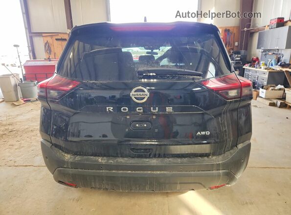 5N1AT3AB6MC701851 2021 NISSAN ROGUE Black Հետևի տեսք
