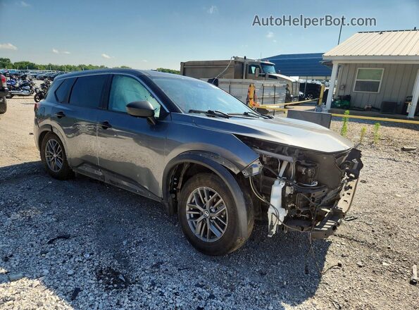 5N1AT3AB6MC792393 2021 NISSAN ROGUE Gray Delantero derecho