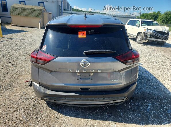 5N1AT3AB6MC792393 2021 NISSAN ROGUE Gray Vista trasera