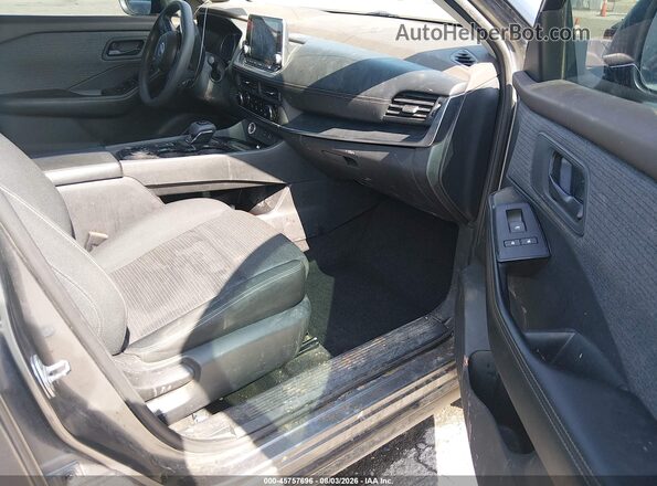 5N1AT3AB7MC712082 2021 NISSAN ROGUE Gray წინა სალონის ხედი