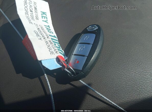 5N1AT3AB7MC712082 2021 NISSAN ROGUE Gray წინა პანელის ხედი