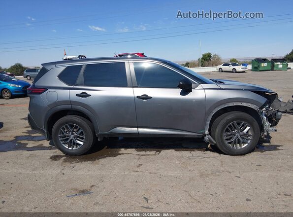 5N1AT3AB7MC712082 2021 NISSAN ROGUE Gray სალონის 360-გრადუსიანი ხედი