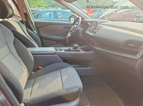 5N1AT3AB9MC749201 2021 NISSAN ROGUE Gray Սալոնի դիմացի տեսք