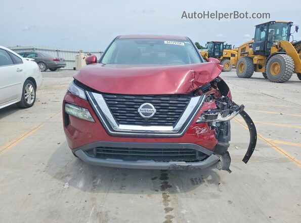 5N1AT3BA0MC680677 2021 NISSAN ROGUE Red Դիմացի տեսք