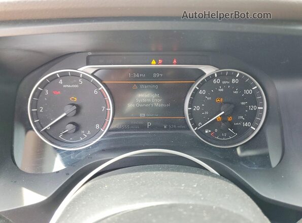 5N1AT3BA0MC680677 2021 NISSAN ROGUE Red Սարքավորումների վահանակի տեսք