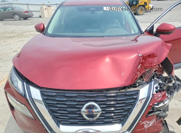 5N1AT3BA0MC680677 2021 NISSAN ROGUE Red Շարժիչի բաժամունքի տեսք