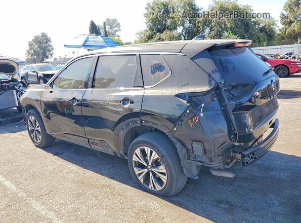 5N1AT3BA0MC802809 2021 NISSAN ROGUE Black უკანა მარცხენა