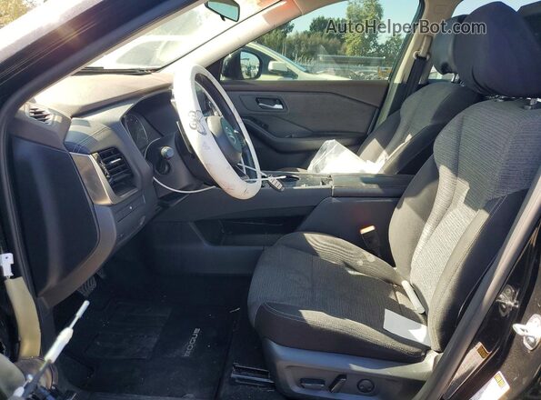 5N1AT3BA0MC802809 2021 NISSAN ROGUE Black წინა სალონის ხედი