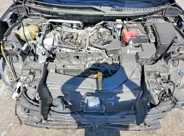 5N1AT3BA0MC802809 2021 NISSAN ROGUE Black ძრავის განყოფილების ხედი