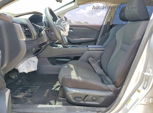 5N1AT3BA1MC839108 2021 NISSAN ROGUE Белый Вид салона спереди
