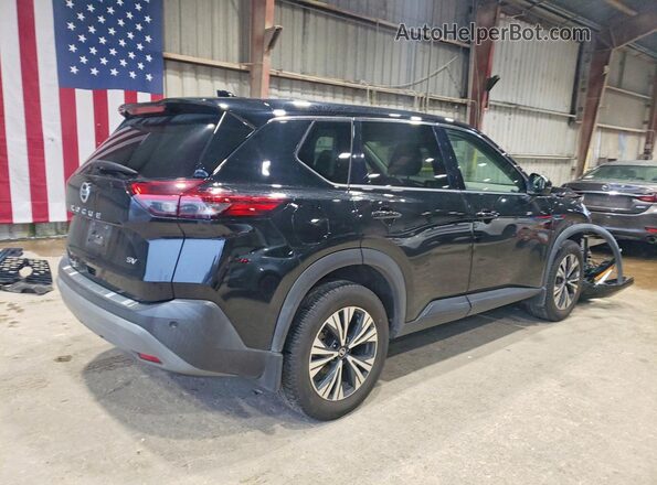 5N1AT3BA3MC753346 2021 NISSAN ROGUE Black Tył prawy