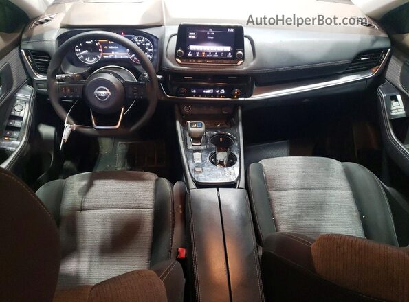 5N1AT3BA3MC753346 2021 NISSAN ROGUE Black Widok deski rozdzielczej