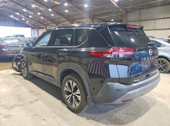 5N1AT3BA3MC753346 2021 NISSAN ROGUE Black Tył lewy