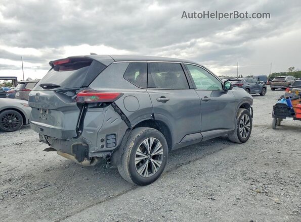 5N1AT3BA3MC781437 2021 NISSAN ROGUE Серый Задняя правая четверть