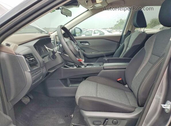 5N1AT3BA3MC781437 2021 NISSAN ROGUE Серый Вид салона спереди