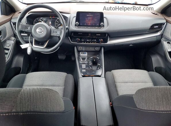 5N1AT3BA3MC781437 2021 NISSAN ROGUE Серый Вид панели приборов