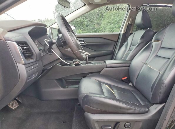 5N1AT3BA3MC811570 2021 NISSAN ROGUE Black Widok wnętrza z przodu