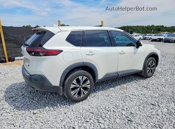 5N1AT3BA3MC835903 2021 NISSAN ROGUE Белый Передняя правая четверть