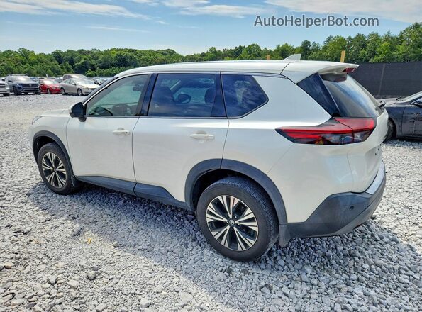 5N1AT3BA3MC835903 2021 NISSAN ROGUE Белый Задняя правая четверть