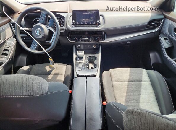 5N1AT3BA3MC835903 2021 NISSAN ROGUE Белый Вид щитка приборов