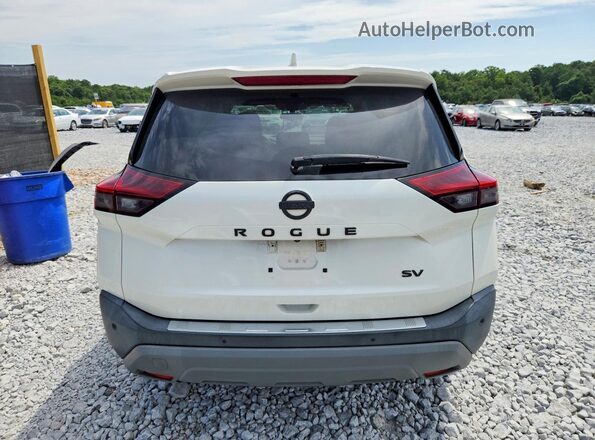 5N1AT3BA3MC835903 2021 NISSAN ROGUE Белый Вид салона спереди