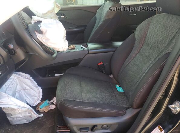 5N1AT3BA4MC681962 2021 NISSAN ROGUE Черный Вид салона спереди
