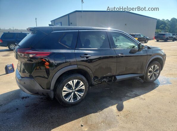 5N1AT3BA4MC681962 2021 NISSAN ROGUE Черный Задняя правая четверть
