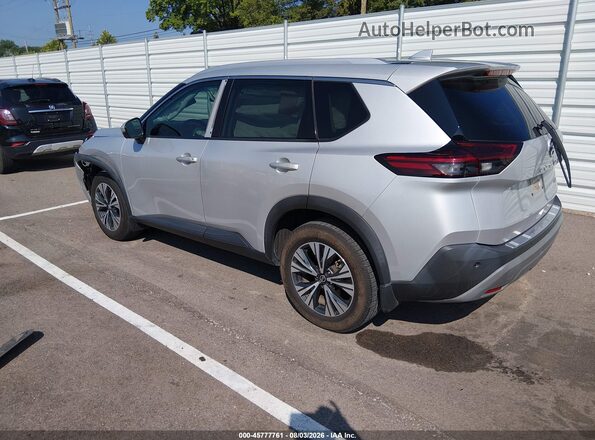 5N1AT3BA4MC691696 2021 NISSAN ROGUE Gray Trasero izquierdo