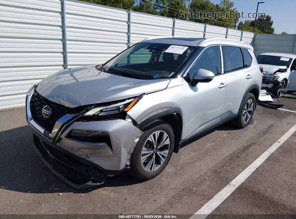 5N1AT3BA4MC691696 2021 NISSAN ROGUE Gray Vista tres cuartos delantera izquierda