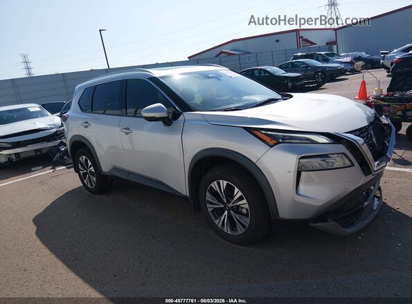 5N1AT3BA4MC691696 2021 NISSAN ROGUE Gray Vista interior trasera