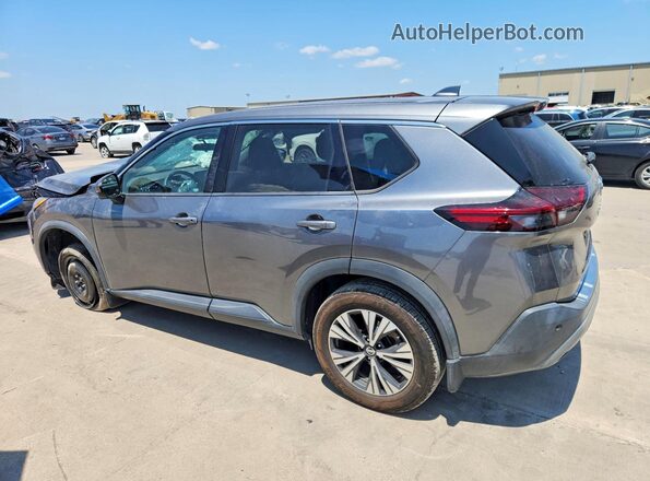 5N1AT3BA4MC776375 2021 NISSAN ROGUE Gray Задня ліва чверть