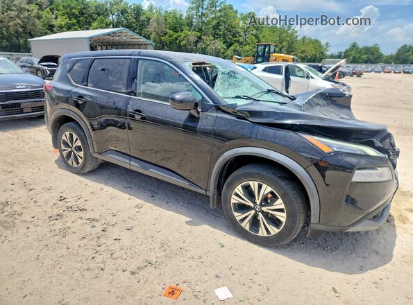 5N1AT3BA5MC696910 2021 NISSAN ROGUE Серый Передняя правая четверть