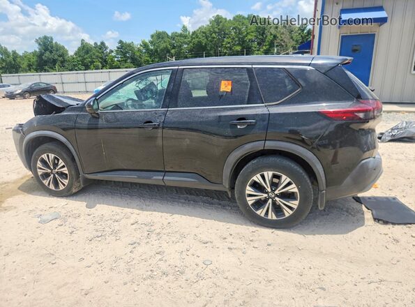 5N1AT3BA5MC696910 2021 NISSAN ROGUE Серый Задняя левая четверть