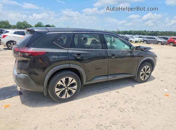 5N1AT3BA5MC696910 2021 NISSAN ROGUE Серый Задняя правая четверть