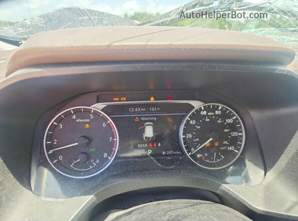 5N1AT3BA5MC696910 2021 NISSAN ROGUE Серый Вид щитка приборов