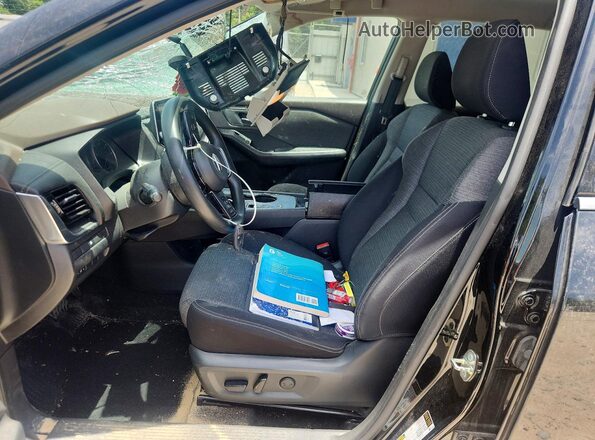 5N1AT3BA5MC696910 2021 NISSAN ROGUE Серый Вид салона спереди