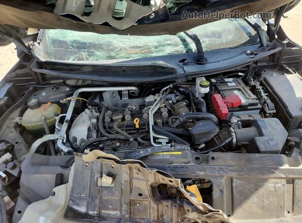 5N1AT3BA5MC696910 2021 NISSAN ROGUE Серый Вид подкапотного пространства