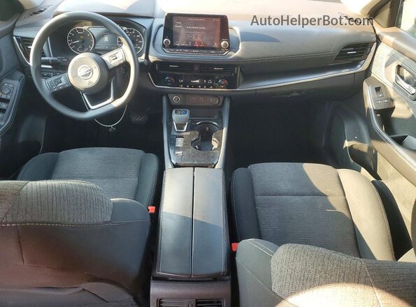 5N1AT3BA5MC842450 2021 NISSAN ROGUE Silver Вид панелі приладів
