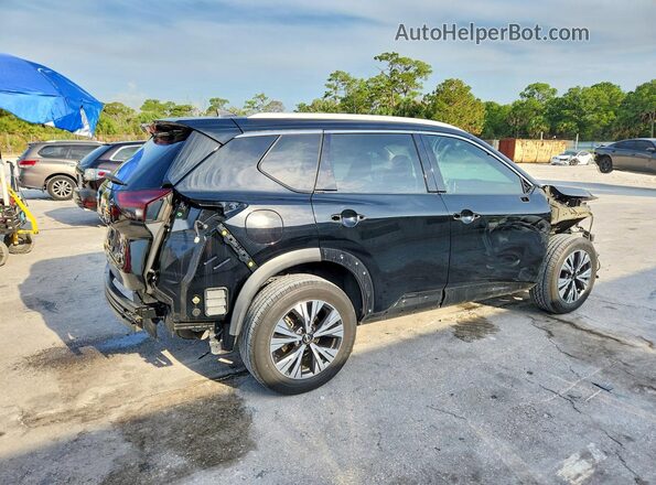 5N1AT3BA5MC848264 2021 NISSAN ROGUE Черный Задняя правая четверть