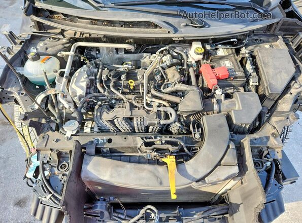 5N1AT3BA5MC848264 2021 NISSAN ROGUE Черный Вид подкапотного пространства