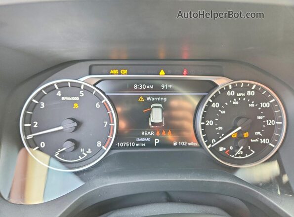 5N1AT3BA5MC848264 2021 NISSAN ROGUE Черный Вид щитка приборов