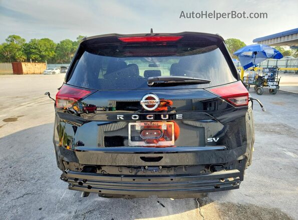 5N1AT3BA5MC848264 2021 NISSAN ROGUE Черный Вид сзади