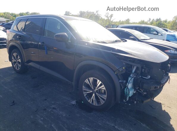 5N1AT3BA6MC773669 2021 NISSAN ROGUE Black Przód prawy