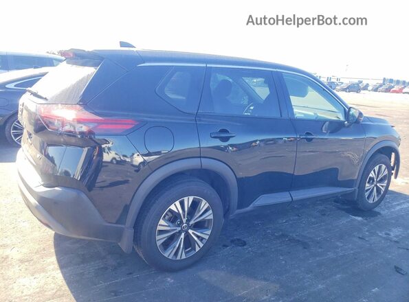 5N1AT3BA6MC773669 2021 NISSAN ROGUE Black Tył prawy