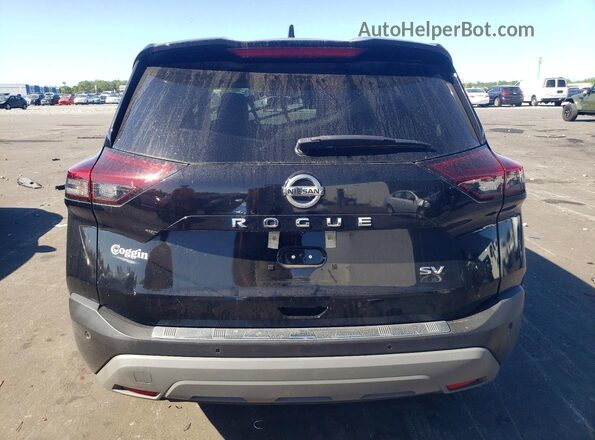 5N1AT3BA6MC773669 2021 NISSAN ROGUE Black Widok z tyłu