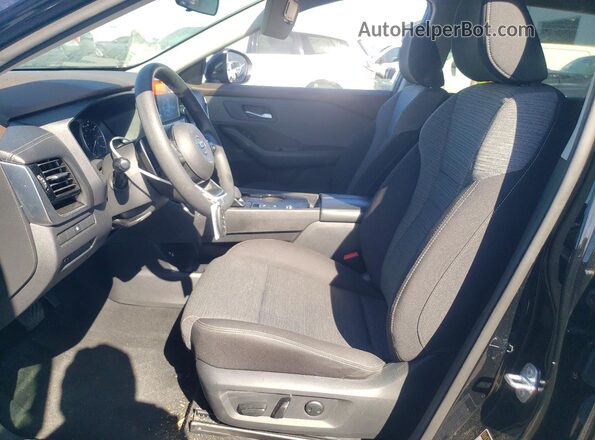 5N1AT3BA6MC773669 2021 NISSAN ROGUE Black Widok wnętrza z przodu
